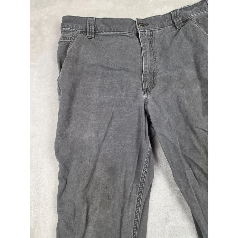 Carhartt Relaxed Canvas Work Pants Mens 36x32 Fit 35x31 Rugged Flex Carpenter